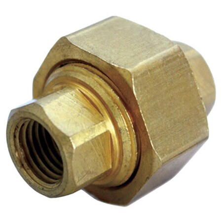 Homeplus+ ATC 3/8 in. FPT X 3/8 in. D FPT Yellow Brass Union 6JC126310701012